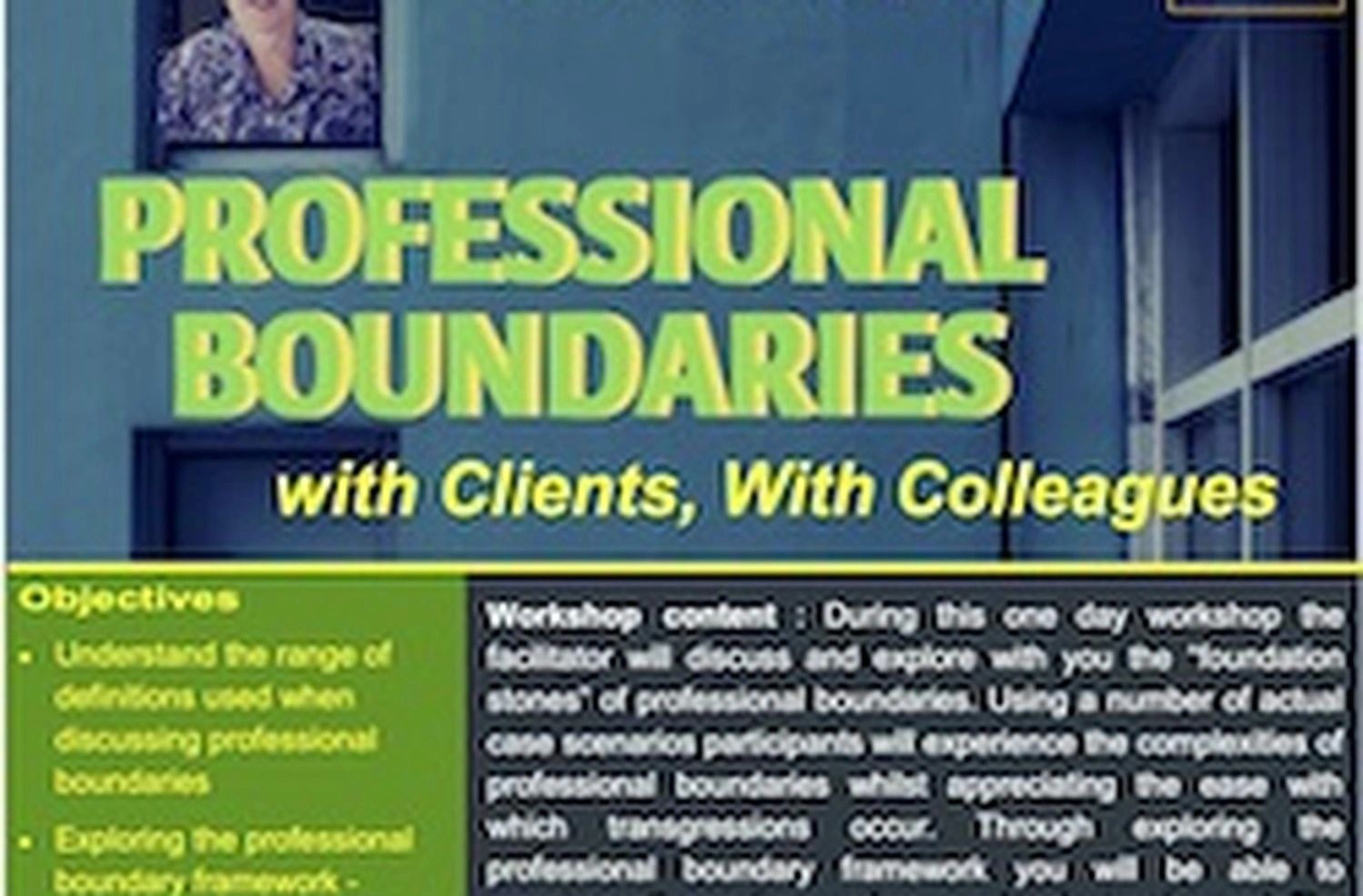 Professional workplace coaching session
